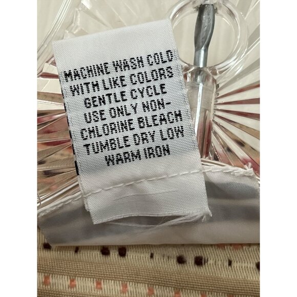 Alfred Dunner Petite 10P Button Front Long Sleeve Shirt Striped Floral Pattern V - Picture 7 of 8